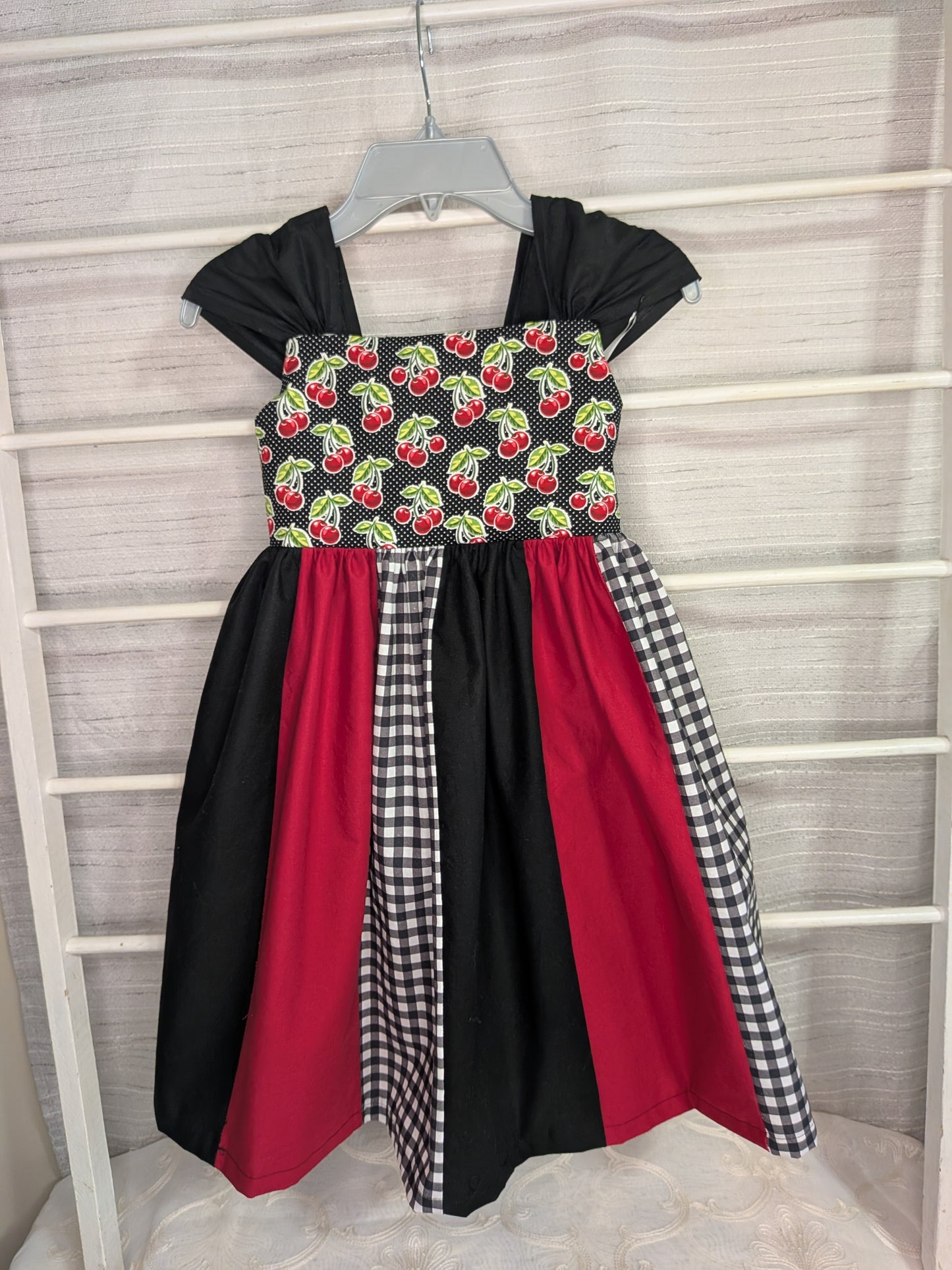 Spring Girls Dresses- Cherry Print